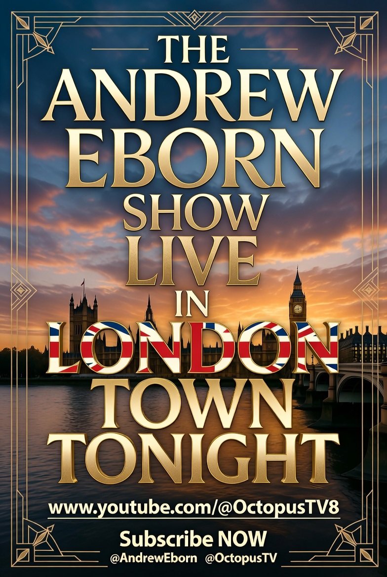 THE ANDREW EBORN SHOW – IN LONDON TOWN TONIGHT RETURNS LIVE AUGUST 7 WITH MUSIC, SPORT, CELEBRITIES AND EXTRAORDINARY STORIES THE ANDREW EBORN SHOW – IN LONDON TOWN TONIGHT RETURNS LIVE AUGUST 7 WITH MUSIC, SPORT, CELEBRITIES AND EXTRAORDINARY STORIES