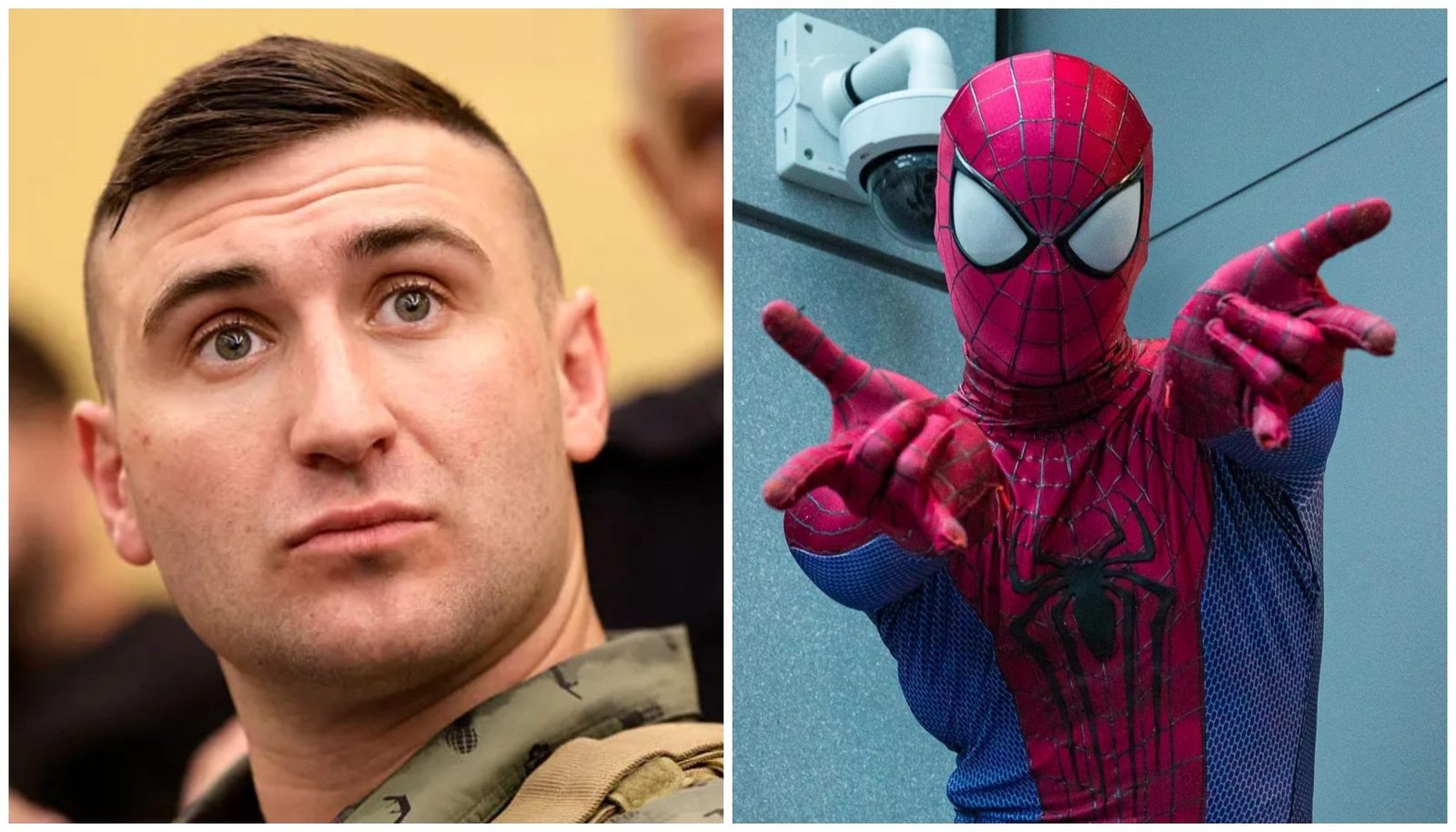 Person Dressed Up As Spider-Man Issues Jan. 6 Rioter Jake Lang A Well-Deserved Fade Person Dressed Up As Spider-Man Issues Jan. 6 Rioter Jake Lang A Well-Deserved Fade