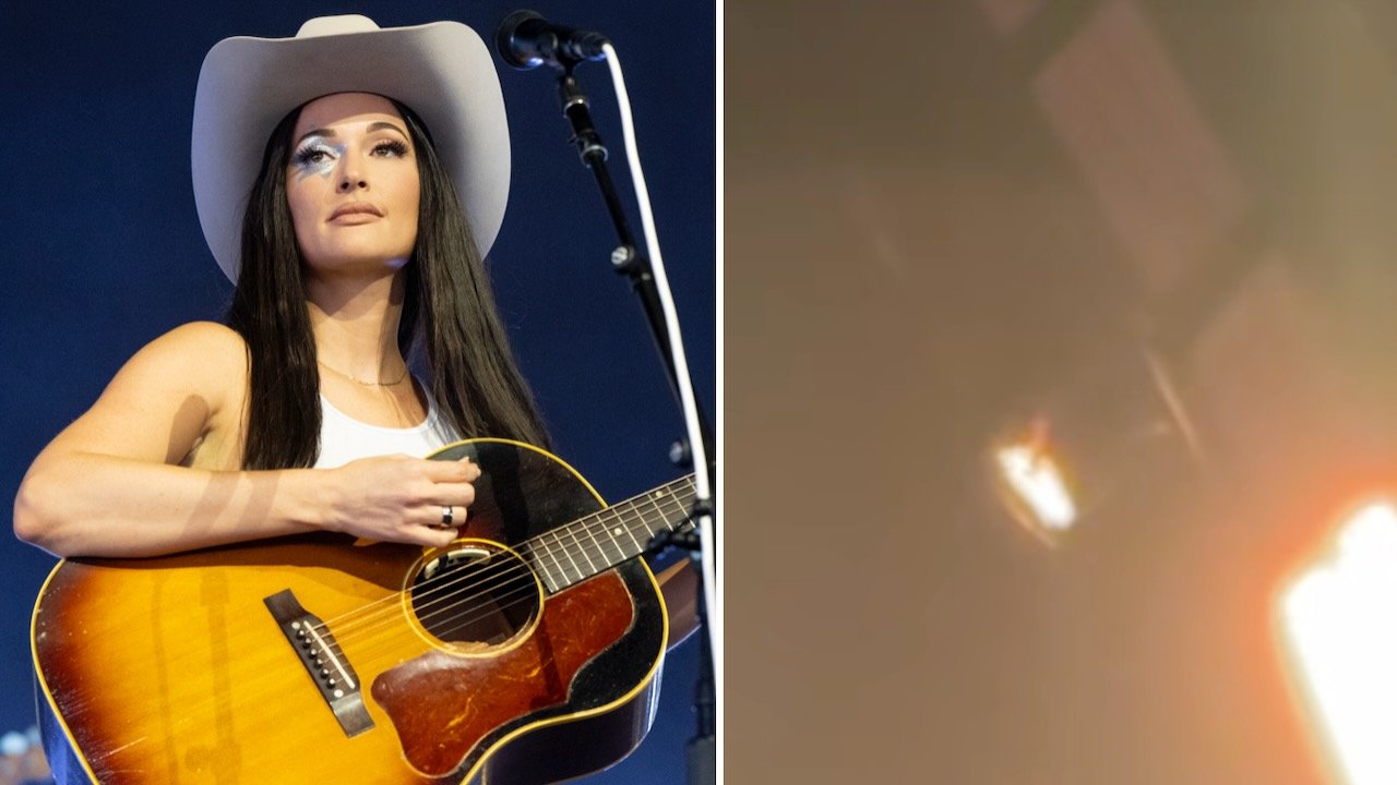 Kacey Musgravess Stage Literally Caught on Fire in Boston