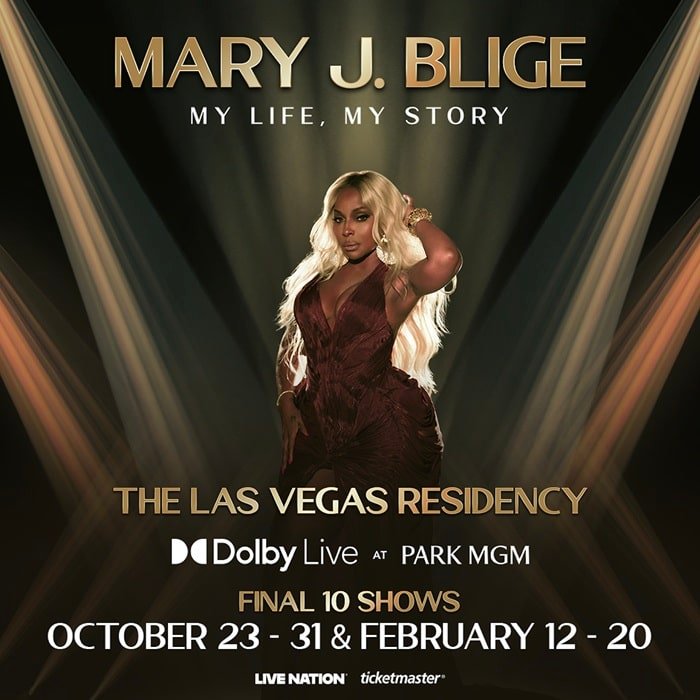 Mary J. Blige Announces Final Dates for My Life, My Story Las Vegas Residency Mary J. Blige Announces Final Dates for My Life, My Story Las Vegas Residency