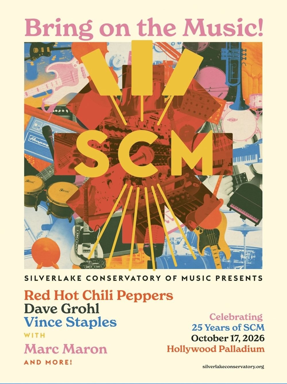 Red Hot Chili Peppers, Dave Grohl, Vince Staples Set for Silverlake Conservatory 25th Anniversary Benefit